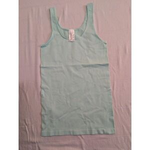 Prime Cut Tank Top One Size Sleeveless Athletic Style Comfort Stretch Mint Green
